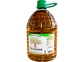 Botella de aceite de oliva virgen extra Olicamar